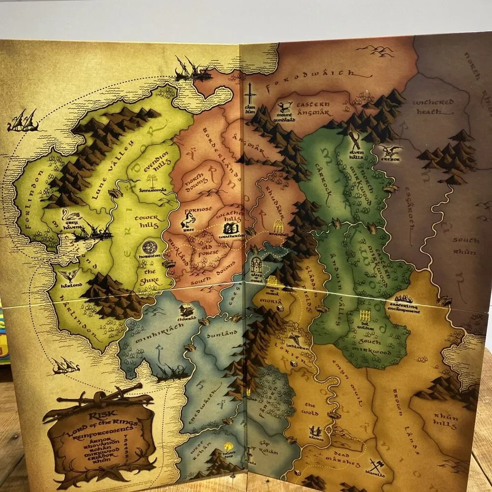 Risk: The Lord of the Rings Board Game Middle Earth Conquest MISSING RINGS